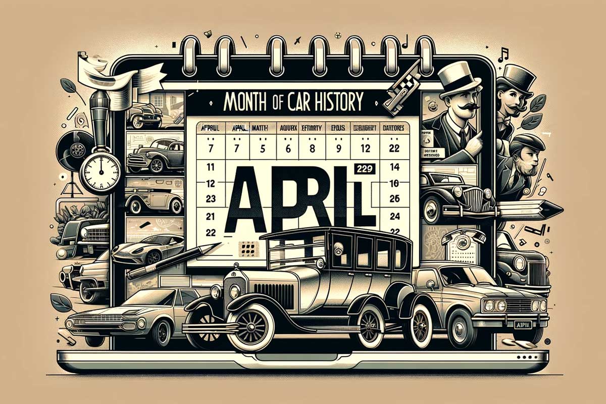 old looking calendar with old cars