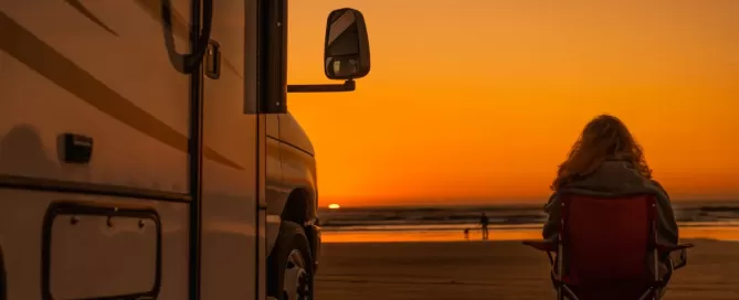 RV Sonoma Coast Sunset