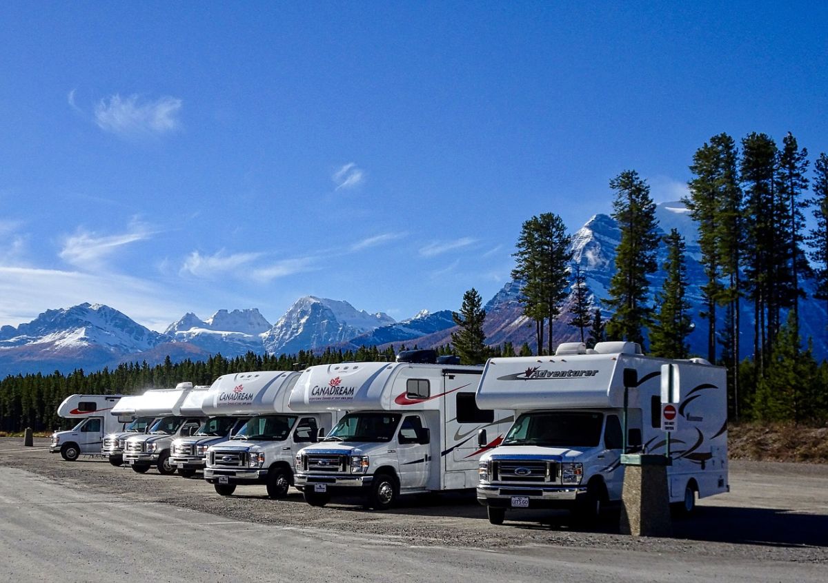 Rv's Motorhome parked