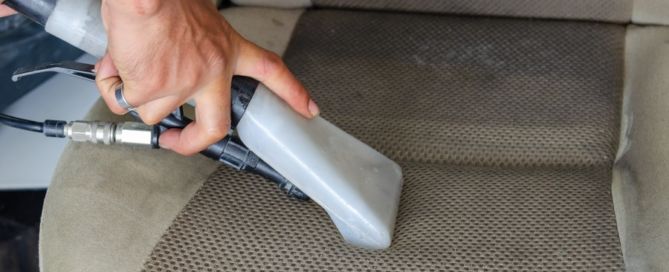steam cleaning car seat